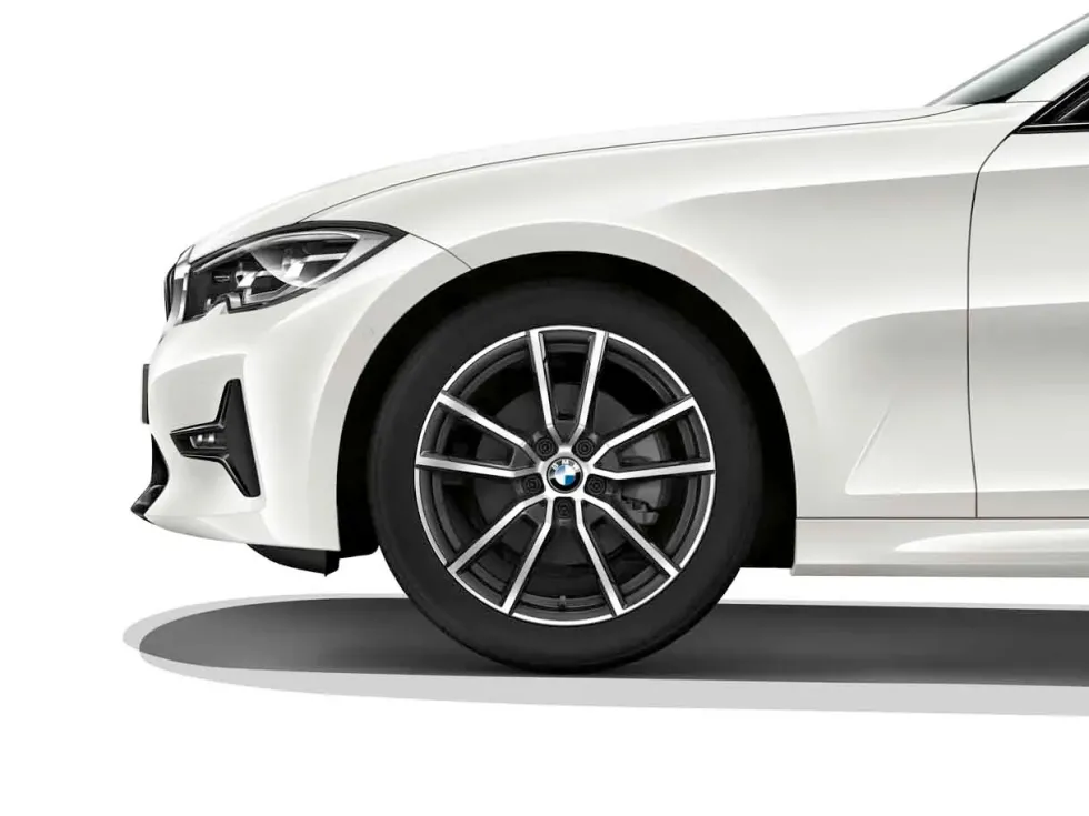 BMW Sommerkompletträder V-Speiche 780 bicolor (orbitgrey / glanzgedreht) 18 Zoll RDCi 2er G42 3er G20 G21 4er G22 G23 Michelin