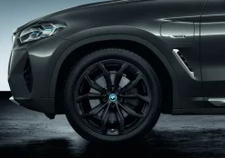 BMW Sommerkompletträder Y-Speiche 695 jetblack matt 20 Zoll RDCi X3 G01 X4 G02 Pirelli (Mischbereifung)