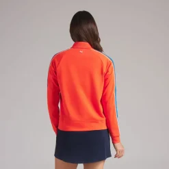 BMW T7 Jacke Damen dunkles orange