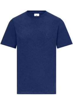 BMW T-Shirt Logo geprägt klein Unisex blau