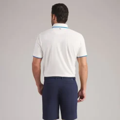 BMW Twisted Diamond Poloshirt Herren warmweiß