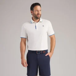 BMW Twisted Diamond Poloshirt Herren warmweiß