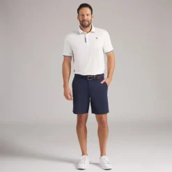 BMW Twisted Diamond Poloshirt Herren warmweiß