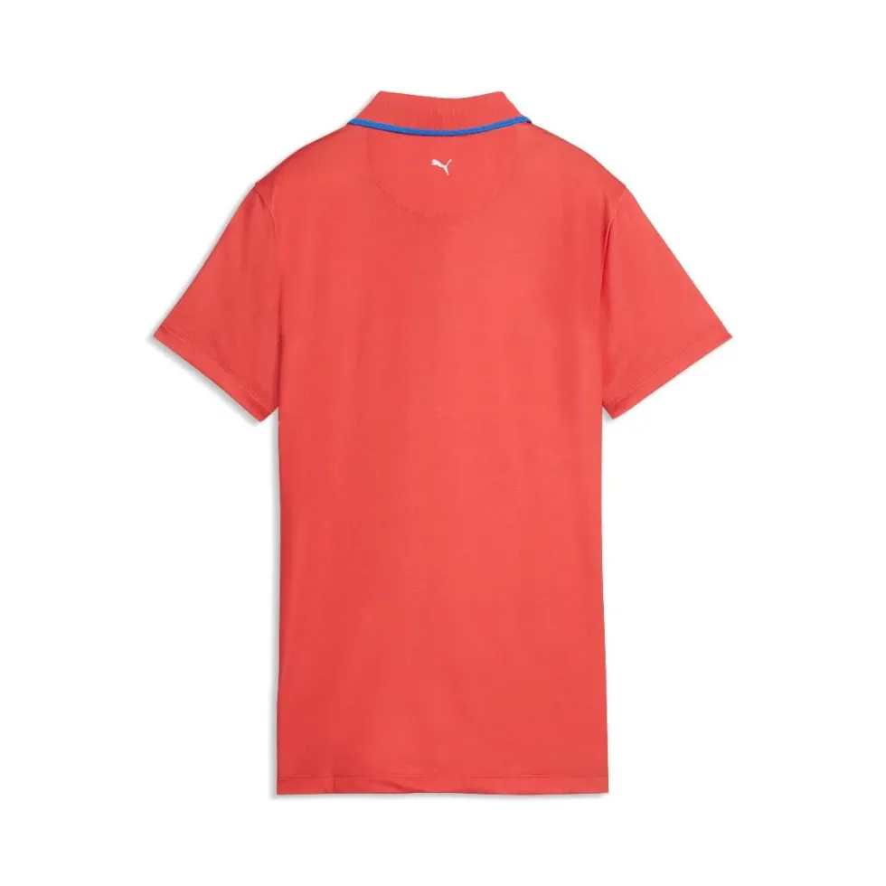 BMW Twisted Diamond Poloshirt Damen dunkles orange