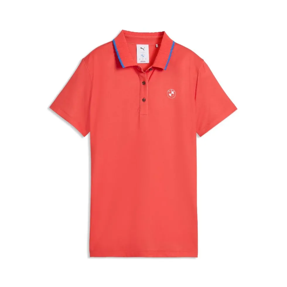 BMW Twisted Diamond Poloshirt Damen dunkles orange