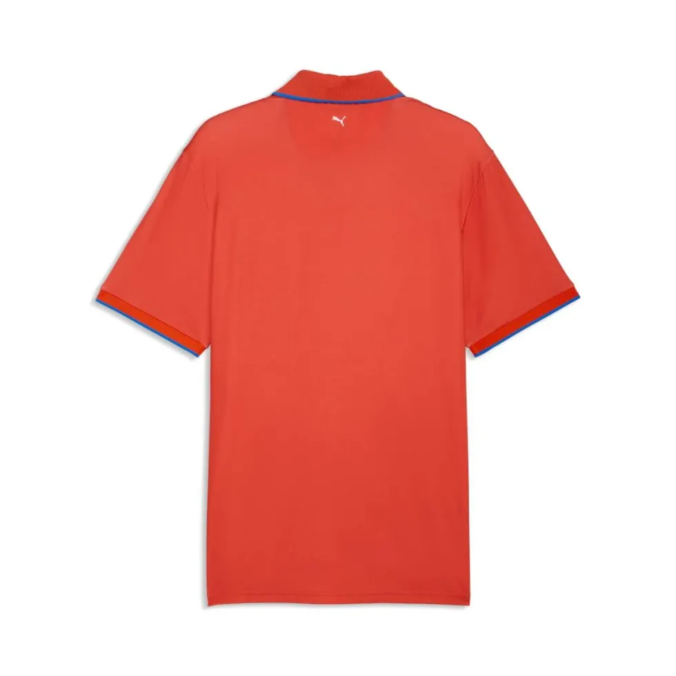 BMW Twisted Diamond Poloshirt Herren dunkles orange