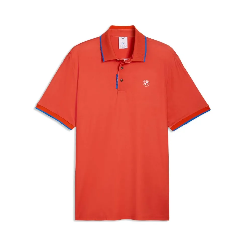 BMW Twisted Diamond Poloshirt Herren dunkles orange