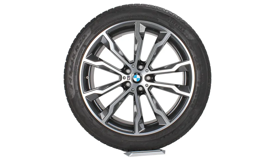 BMW Winterkomplettradsatz X3 G01 X4 G02 20 Zoll Styling 699 M Doppelspeiche