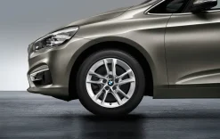 BMW Winterkompletträder Doppelspeiche 474 reflex silver 16 Zoll RDCi 1er F40 2er F44 Continental