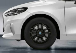 BMW Winterkompletträder Doppelspeiche 840 jet black uni 16 Zoll RDCi 2er U06