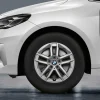 BMW Winterkompletträder Doppelspeiche 186 refined silver 16 Zoll RDCi 2er U06 Continental