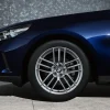 BMW Winterkompletträder Dreifachspeiche 933 refined silver 19 Zoll RDCi 5er G60 G61 Continental (Mischbereifung)