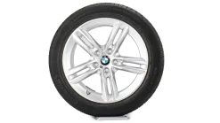 BMW Winterkompletträder 2er F45 F46 17 Zoll Styling 483 M Doppelspeiche silber