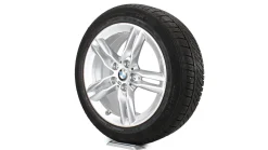 BMW Winterkompletträder 2er F45 F46 17 Zoll Styling 483 M Doppelspeiche silber
