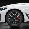 BMW Winterkompletträder M Aerodynamic 858M bicolor (midnight grey/hochglanzpoliert) 18 Zoll RDCi 4er i4 G26 Pirelli