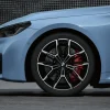 BMW Winterkompletträder M Doppelspeiche 930M bicolor (jet black/hochglanzpoliert) 19/20 Zoll RDCi M2 G87 M3 G80 G81 M4 G82 G83 Michelin (Mischbereifung)