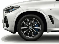 BMW Winterkompletträder M Sternspeiche 740M bicolor (orbit grey/hochglanzpoliert) 20 Zoll RDCi X5 G05 LCI X6 G06 LCI Michelin