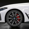 BMW Winterkompletträder M Y-Speiche 859M bicolor (jet black uni/hochglanzpoliert) 19 Zoll RDCi 4er G26 i4 G26E Goodyear (Mischbereifung)