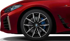 BMW Winterkompletträder M Y-Speiche 859M bicolor (jet black uni/hochglanzpoliert) 19 Zoll RDCi i4 G26E Goodyear (Mischbereifung)