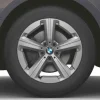 BMW Winterkompletträder Sternspeiche 875 lightning grey unicolor 17 Zoll RDC mit Continental IceContact 3 für 2er U06