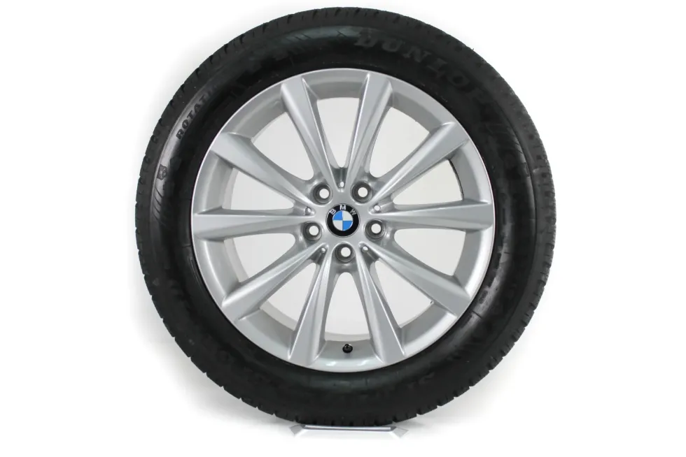 BMW Winterkompletträder Vielspeiche V-Speiche 642 reflexsilber 18 Zoll 6er G32 7er G11 G12 8er G14 G15 G16