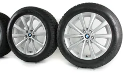 BMW Winterkompletträder Vielspeiche V-Speiche 642 reflexsilber 18 Zoll 6er G32 7er G11 G12 8er G14 G15 G16