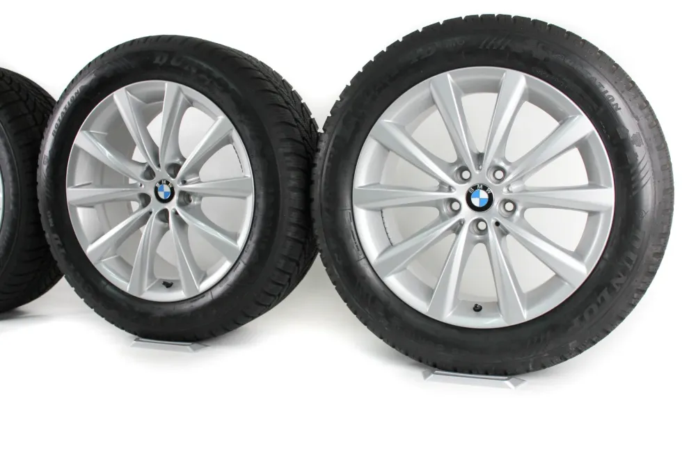 BMW Winterkompletträder Vielspeiche V-Speiche 642 reflexsilber 18 Zoll 6er G32 7er G11 G12 8er G14 G15 G16