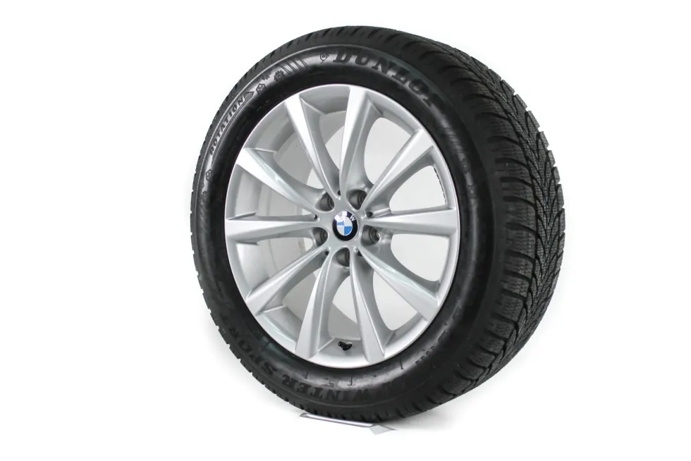 BMW Winterkompletträder Vielspeiche V-Speiche 642 reflexsilber 18 Zoll 6er G32 7er G11 G12 8er G14 G15 G16