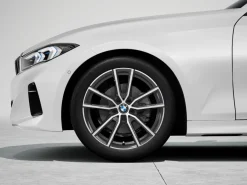 BMW Winterkompletträder V-Speiche 780 bicolor (orbitgrau/ glanzgefräst) 18 Zoll RDCi nur 3er G21 PHEV ab 07/24