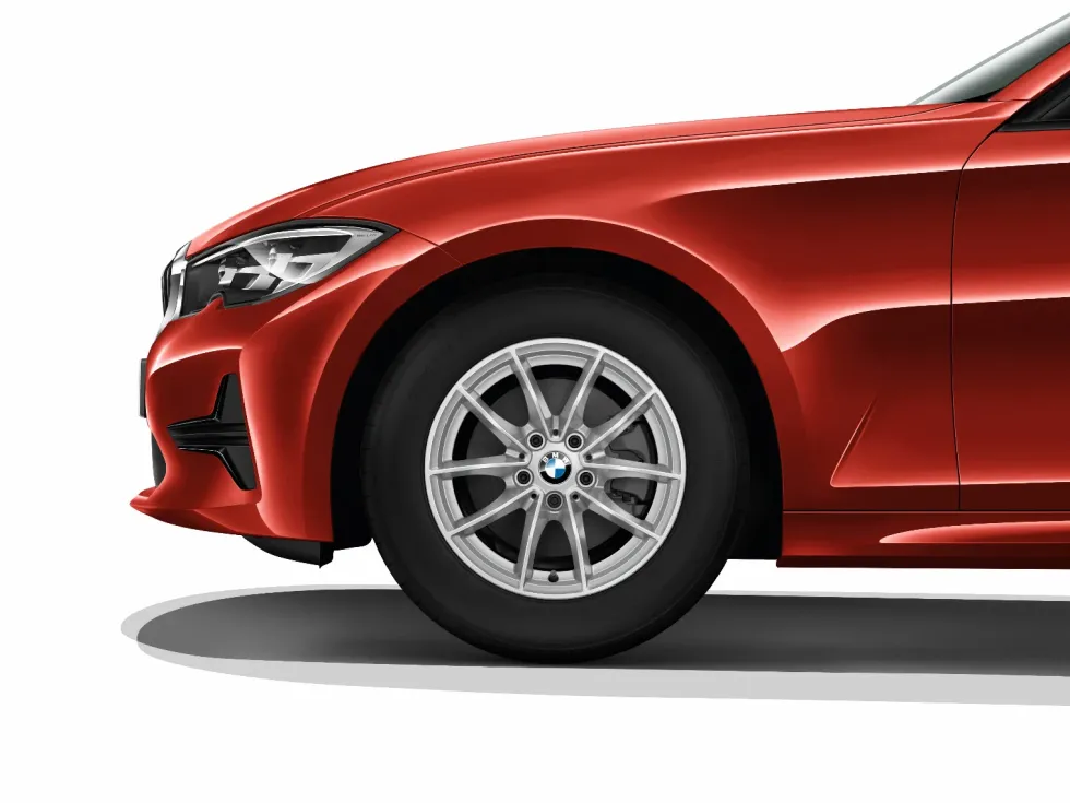 BMW Winterkompletträder V-Speiche 774 reflex silver 16 Zoll RDCi 3er G20 G21 Continental