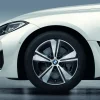 BMW Winterkompletträder V-Speiche 852 bicolor (midnight grey/hochglanzpoliert) 17 Zoll RDCi 4er i4 G26