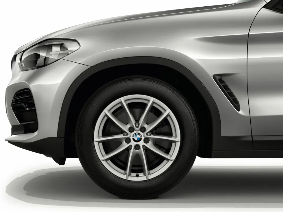 BMW Winterkompletträder V-Speiche 618 reflex silver 18 Zoll RDCi X3 G01 X4 G02 Hankook