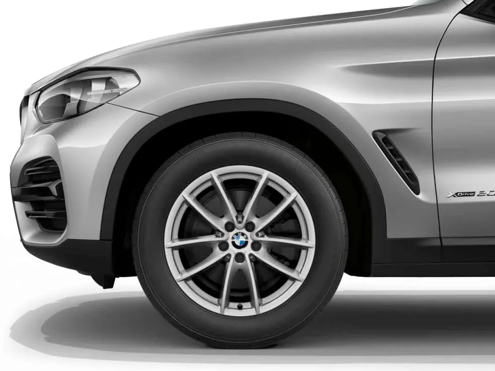 BMW Winterkompletträder V-Speiche 618 reflex silber 18 Zoll RDCi X3 G01 X4 G02 Pirelli