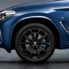 BMW Winterkompletträder Y-Speiche 695 jet black matt 20 Zoll RDCi X3 G01 X4 G02 Pirelli (Mischbereifung)