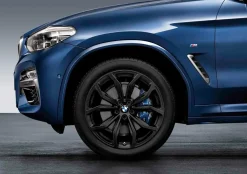 BMW Winterkompletträder Y-Speiche 695 jet black matt 20 Zoll RDCi X3 G01 X4 G02 Pirelli (Mischbereifung)