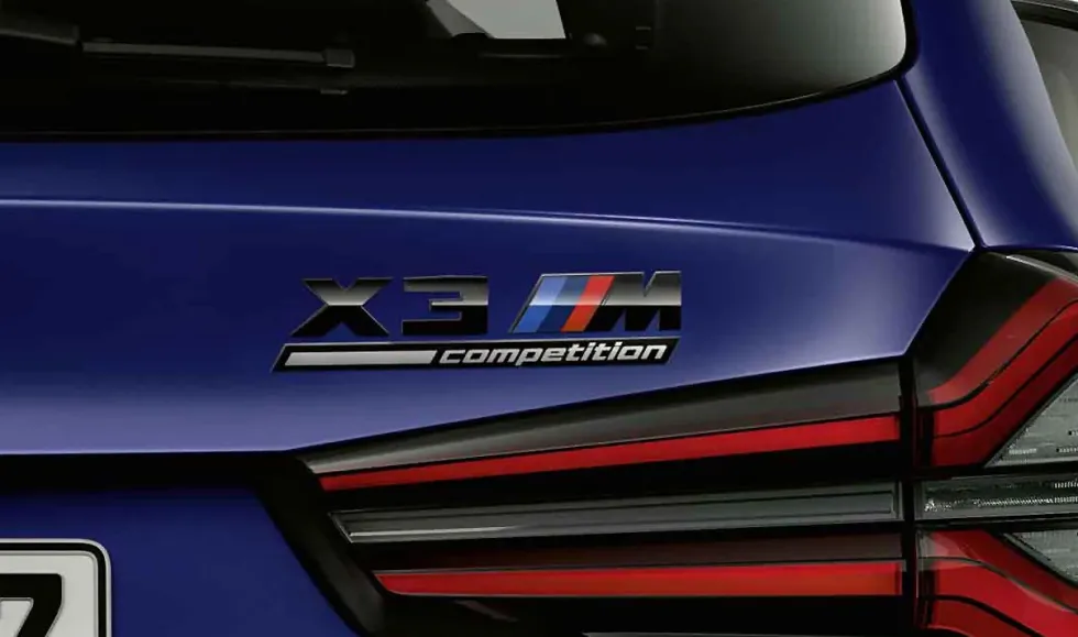BMW X3 M Competition Schriftzug X3M F97