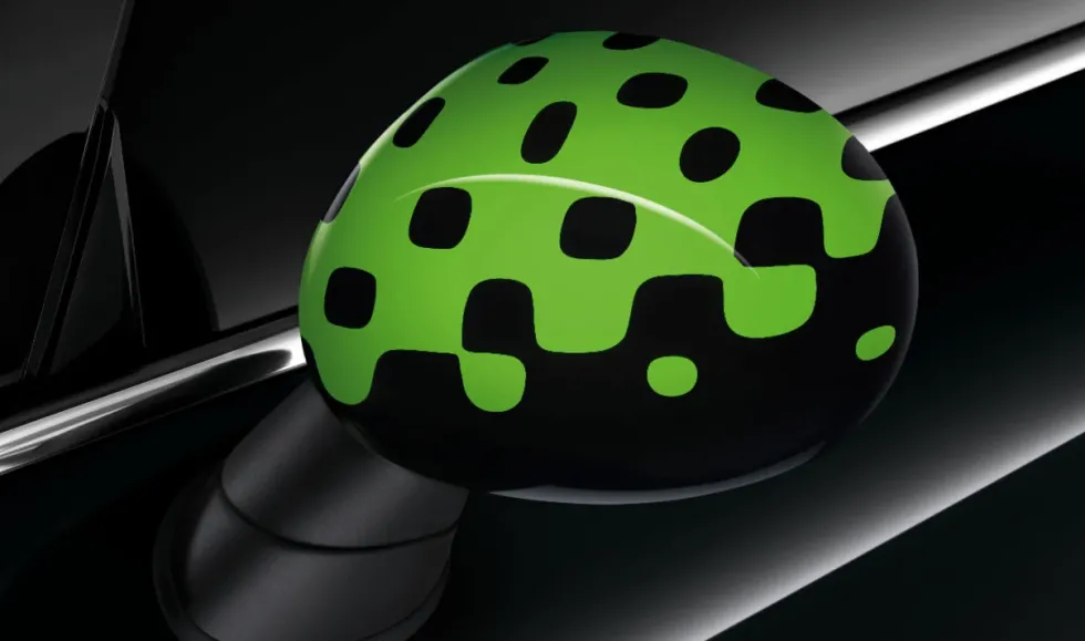 MINI Abdeckung Spiegel Vivid Green