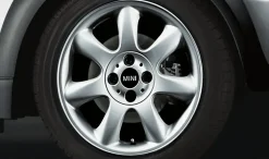 MINI Alufelge Bridge Spoke 94 6,5J x 16 ET 48 Silber Vorderachse / Hinterachse