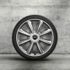 MINI Alufelge Cone Spoke 507 silber 7J x 18 ET 54 Vorderachse / Hinterachse