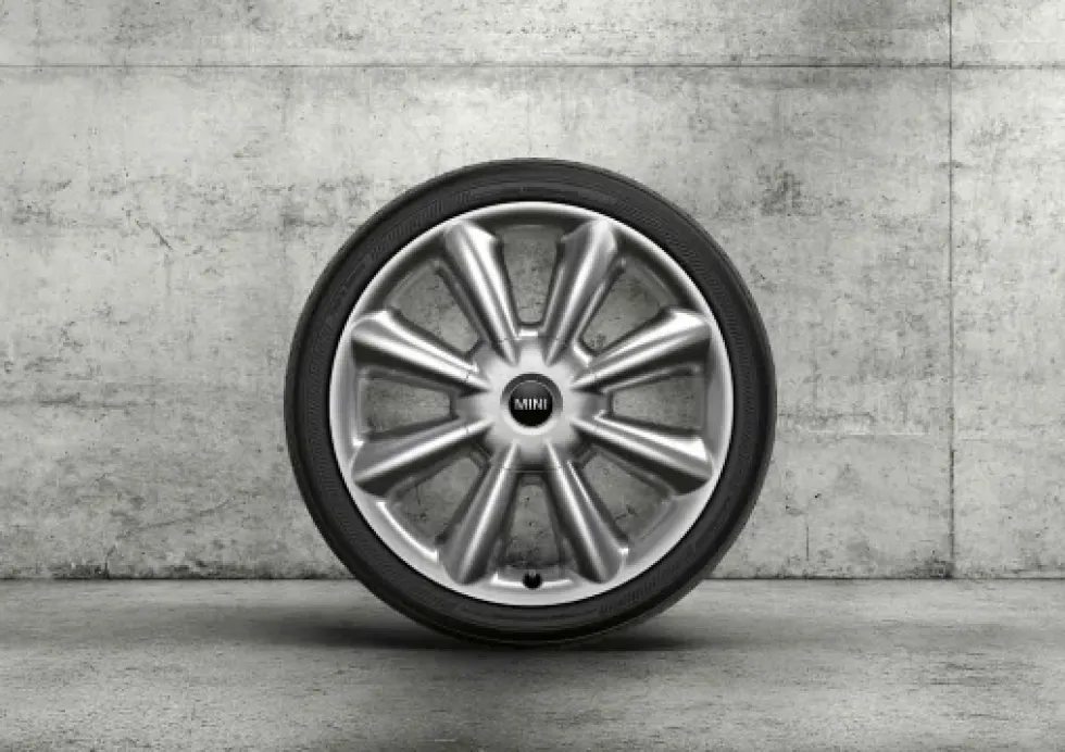 MINI Alufelge Cone Spoke 507 silber 7J x 18 ET 54 Vorderachse / Hinterachse