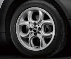 MINI Alufelge Conical Spoke 120 6,5J x 16 ET 48 Silber Vorderachse / Hinterachse