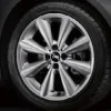 MINI Alufelge Conical Spoke 121 7J x 17 ET 48 Silber Vorderachse / Hinterachse
