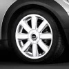 MINI Alufelge Crown Spoke 104 7J x 17 ET 48 Weiß Vorderachse / Hinterachse