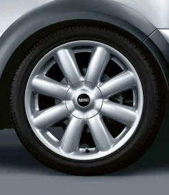 MINI Alufelge Crown Spoke 104 7J x 17 ET 48 Silber Vorderachse / Hinterachse