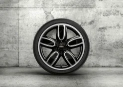 MINI Alufelge Cup Spoke 2-Tone 563 schwarz/glanzgedreht 7Jx18 ET54 F55/F56/F57
