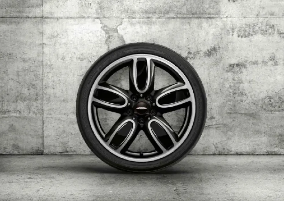 MINI Alufelge Cup Spoke 2-Tone 563 schwarz/glanzgedreht 7Jx18 ET54 F55/F56/F57