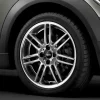 MINI Alufelge Double Spoke 99 7J x 17 ET 48 Poliert Vorderachse / Hinterachse