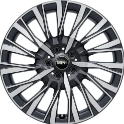 MINI Alufelge Eternal Spoke 988 bicolor (midnight grey/hochglanzpoliert) 7,5Jx19 ET50 Aceman J05