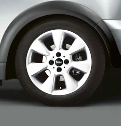 MINI Alufelge 7 Fin Spoke 92 6,5J x 16 ET 48 Silber Vorderachse / Hinterachse