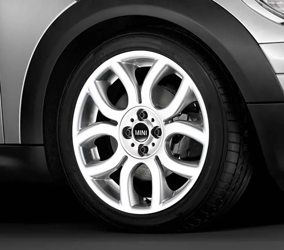 MINI Alufelge Flame Spoke 97 7J x 17 ET 48 Weiß Vorderachse / Hinterachse